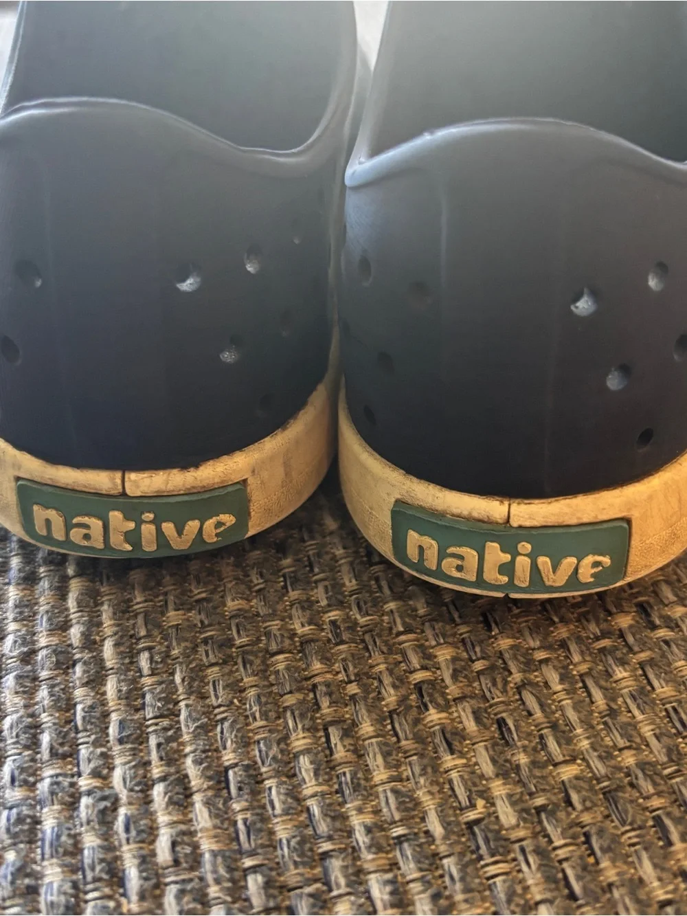 Native Shoes Jefferson Slip-On Water Shoes Regatta Blue and White | Kids Size J3